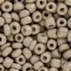 Seed beads 6/0 (4mm) Ash green-grey